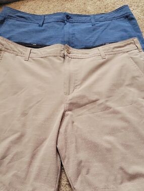 2 Pair Apt. 9 Mens Premier Flex Flat Front Shorts